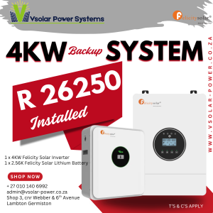 4KVA Felicity Solar Backup System