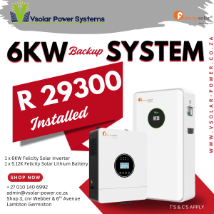 6KVA Felicity Solar Backup System